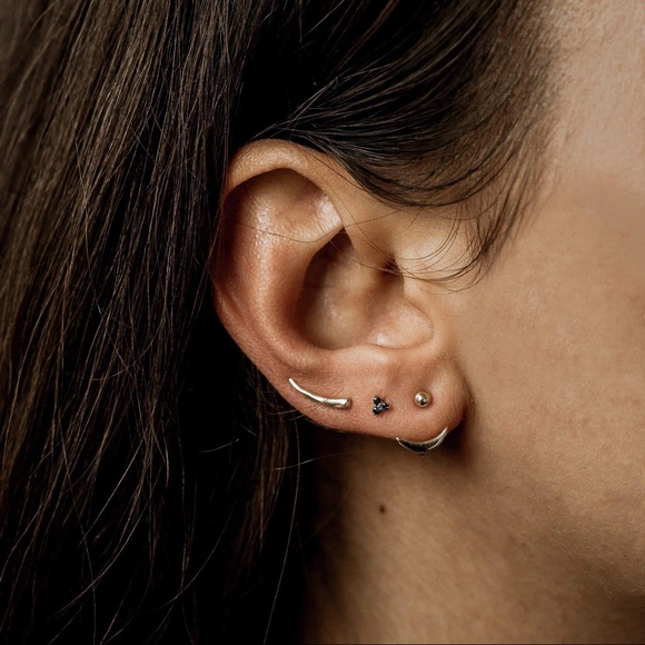 bluboho Jewelry - Bluboho little crescent moon ear jacket